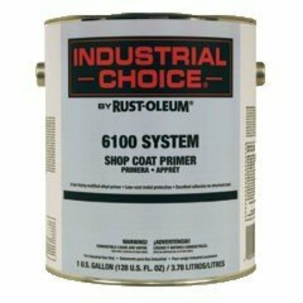 Rust-Oleum Primer, Industrial Choice, 1 gal, Red, Flat 206329